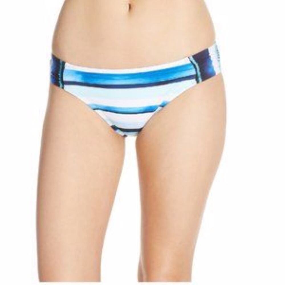NWOT La Blanca Meridian Side Shirred Hipster Bottoms - Sz. 12